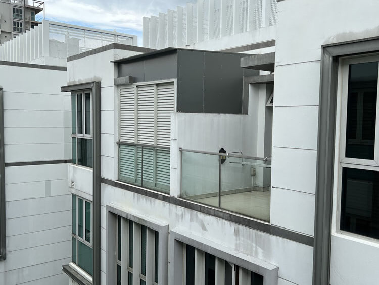 Room Extension at Balcony in Clementi landed property - URA submission