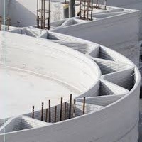 3D-printed concrete